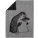 Arabia Moomin The Groke Guest Towel Grey, Black (70x50cm)