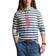 Ralph Lauren Men's Striped Big Pony Hooded T-shirt - Clancy Blue/Nevis