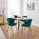 Dunelm Kendall Teal Kitchen Chair 77cm
