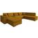 Mirjan24 Sakri Yellow Sofa 348cm 5-Sitzer