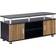 Homcom Living Room Entertainment Center Black/Walnut Meuble TV 120x52.2cm