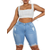 Shein Plus Size Women's Trendy Distressed Denim Shorts