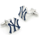 Charles William Elegant New York Cufflinks - Silver/Blue