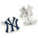 Charles William Elegant New York Cufflinks - Silver/Blue