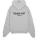 Represent Team 247 Oversized Hoodie - Ash Grey