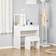 Homcom 831-193WT White Dressing Table 40x80cm 2pcs