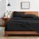 Bare Home Washed Bed Sheet Black (243.8x167.6)