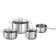 Schulte-Ufer Smilla Cookware Set with lid 4 Parts