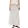 Vero Moda Pretty High Waist Long Skirt - White/Snow White