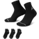 Nike Jordan Everyday Ankle Socks 3-pack - Black/White