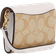 Coach Mini Envelope Wallet With Strap In Signature Canvas - Signature Canvas/Gold/Light Khaki Chalk