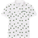 Lacoste Boy's Printed Cotton Piqué Polo Shirt - White/Green