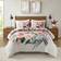 Madison Park Junia Duvet Cover Orange, Green, White (264.2x233.7cm)