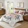 Madison Park Junia Duvet Cover Orange, Green, White (264.2x233.7cm)