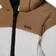 BOSS Kid's Water Repellent Puffer Jacket with Signautre Stripe Colours - Chocolate Brown (J06274)