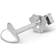 LULU Copenhagen Heart Wing Earring - Silver