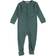 Joha Jumpsuit w. 2-in-1 Foot Wool/Silk - Dark Green (39485-196-16218)