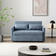 Latitude Run Lateresa Blue Sofa 54" 2 Seater