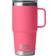 Yeti Rambler with Stronghold Lid Tropical Pink Travel Mug 20fl oz