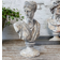Chic Antique Bust Woman Antique Grey Prydnadsfigur 30cm