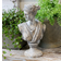 Chic Antique Bust Woman Antique Grey Prydnadsfigur 30cm