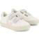 Veja Kid's Esplar Leather Riptape Trainers - White/Silver