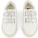 Veja Kid's Esplar Leather Riptape Trainers - White/Silver