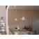 Belid Primus Glossy White/Chrome Pendant Lamp ∅ 28cm