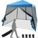 Costway Pop Up Canopy with Mesh Sidewalls and Roller 3.05x3.05 m