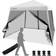 Costway Pop Up Canopy with Mesh Sidewalls and Roller 3.05x3.05 m