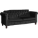 Artemis Home Maplewood Black Sofa 217cm 3 Seater