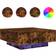 vidaXL 836592 Smoked Oak Soffbord 80x80cm
