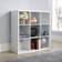 Home Source Cube Plus White Shelving System 110x110cm