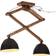 vidaXL 371930 Black Pendellampa ∅ 30cm