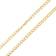 Nuragold Cuban Chain Curb Link Diamond Cut Pave Two Tone Necklace 7mm - Gold/Silver