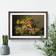 East Urban Home Still Life with Flowers and Fruit Vol.4 Walnut Framed Art 65x48cm