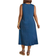 Shein JORESS Plus Size Plain Round Neck Sleeveless Dress