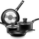 SereneLife Nonstick Cookware Set with lid 6 Parts