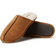 Dearfoams Bradford Genuine Suede Closed Toe Scuff - Chestnut
