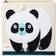 3 Sprouts Cube De Rangement Panda