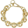 Bling King Ornate Belcher Bracelet with Albert Clasp 20mm - Gold