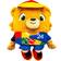 UEFA Euro 2024 Euro 24 Long Haired Plush with Germany Cap