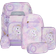 Beckmann Skoletaskesæt unicorn purple lyserød