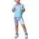 Nike Little Kid's Jordan Lemonade Stand Shorts Set - Aquarius Blue