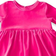 Worthy Threads Kid's Velvet Long Sleeve Bubble Romper - Hot Pink