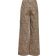 Object Leopard Wide Leg Jeans - Incense