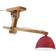 vidaXL 371927 Dark Red Pendellampa ∅ 30cm