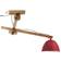 vidaXL 371927 Dark Red Lampada a Sospensione 30cm