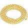 Nuragold Rope Chain Diamond Cut Necklace 2.5mm - Gold