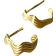 Sistie Silke Earrings - Gold